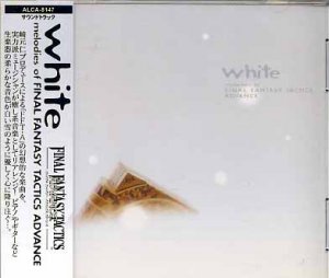 FINAL FANTASY TACTICS ADVANCE WHITE SOUNDTRACK CD