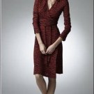 DIANE von FURSTENBERG JEANNE WRAP DRESS - SCRIBBLE PRINT