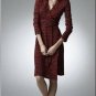 DIANE von FURSTENBERG JEANNE WRAP DRESS - SCRIBBLE PRINT