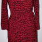 DIANE von FURSTENBERG JEANNE WRAP DRESS - SCRIBBLE PRINT