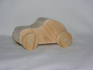Coupe; sanded, unfinished