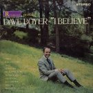 DAVE BOYER--I BELIEVE Vinyl LP (AUTOGRAPHED)
