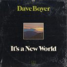 DAVE BOYER--IT'S A NEW WORLD Vinyl LP