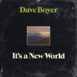 DAVE BOYER--IT'S A NEW WORLD Vinyl LP