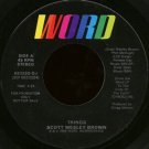 SCOTT WESLEY BROWN--""THINGS"" (4:37)/""PLEASE DON'T SEND ME TO AFRICA"" (4:24) 45 RPM 7"" Vinyl