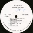 DALLAS HOLM--PRAISE SONG FEATURING DALLAS HOLM Vinyl LP