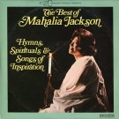 MAHALIA JACKSON--THE BEST OF MAHALIA JACKSON: HYMNS, SPIRITUALS & SONGS OF INSPIRATION Vinyl LP