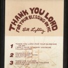 BILL LIGHTSEY--THANK YOU LORD FOR YOUR BLESSING ON ME 8-Track Tape