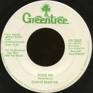 DAVID MARTIN--""ROCK ME"" (5:25) (BOTH SIDES STEREO) 45 RPM 7"" Vinyl