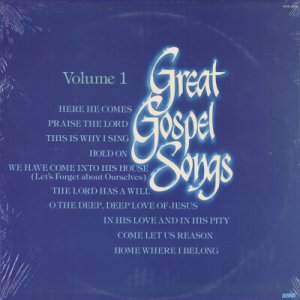 VARIOUS ARTISTS--GREAT GOSPEL SONGS VOLUME 1 Vinyl LP