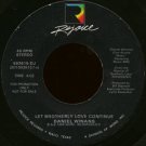 DANIEL WINANS--""LET BROTHERLY LOVE CONTINUE"" (4:02) (BOTH SIDES STEREO) 45 RPM 7"" Vinyl