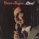 DAVE BOYER--DAVE BOYER...LIVE Vinyl LP