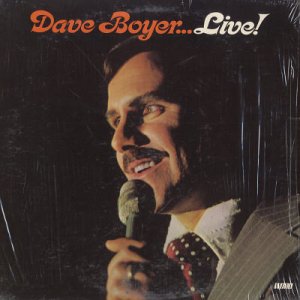 DAVE BOYER--DAVE BOYER...LIVE Vinyl LP