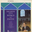 DAVE BOYER SINGS SONGS OF FAITH Vinyl LP