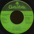 TIM SHEPPARD--"HE IS RISEN"(3:15)/"TIM SHEPPARD INTERVIEW/GENERAL STATION ID"(5:58) 45 RPM 7" Vinyl