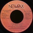 STEPHANIE BOOSAHDA--"GIVE A LITTLE BIT OF YOUR HEART" (Stereo/Stereo) 45 RPM 7" Vinyl