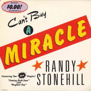 RANDY STONEHILL--"COMING BACK SOON" (4:36)/"BRIGHTER DAY" (4:05) 12" Vinyl Single