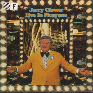 JERRY CLOWER--LIVE IN PACAYUNE Vinyl LP