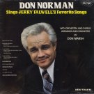 DON NORMAN--SINGS JERRY FALWELL'S FAVORITE SONGS Vinyl LP (Sealed)