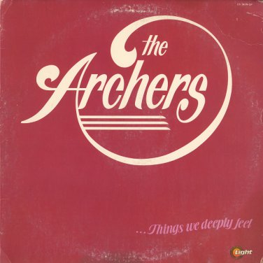 ARCHERS--...THINGS WE DEEPLY FEEL Vinyl LP (Second Cover)