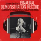 STEREO REVIEW'S BINAURAL DEMONSTRATION RECORD 1970 Vinyl LP