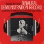 STEREO REVIEW'S BINAURAL DEMONSTRATION RECORD 1970 Vinyl LP