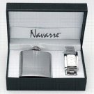  Men's Watch and Flask Gift Set