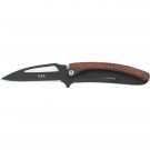 Black Blade Liner Lock Knife