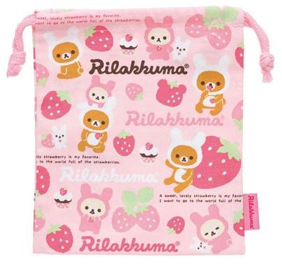 rilakkuma drawstring bag