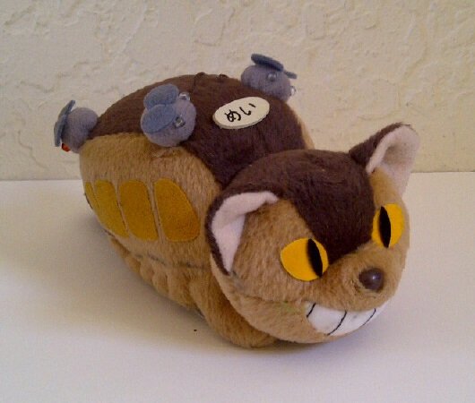 cat bus totoro plush