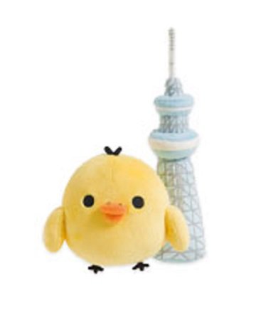 tokyo sky tree サンエックス Rilakkuma レア 希少 ベア San-X Rilakkuma Tokyo Skytree Plush - Kiiroitori