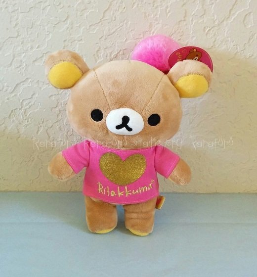 rilakkuma pink plush