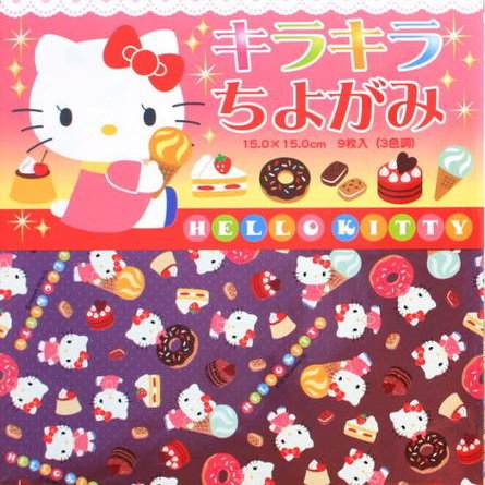 Sanrio Hello Kitty Origami Paper - Sweets