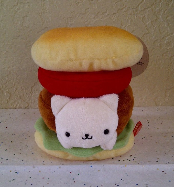 nyanko burger plush