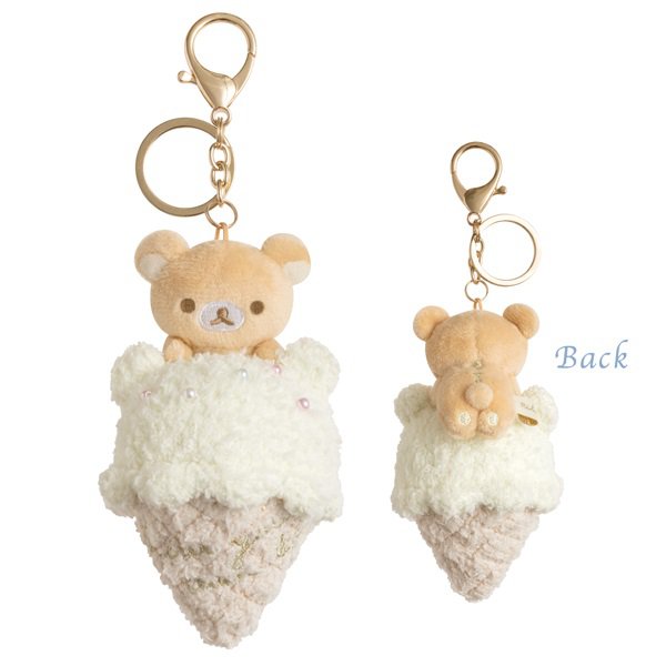 SanX Rilakkuma Sweet Ice Cream Series Hanging Plush Rilakkuma