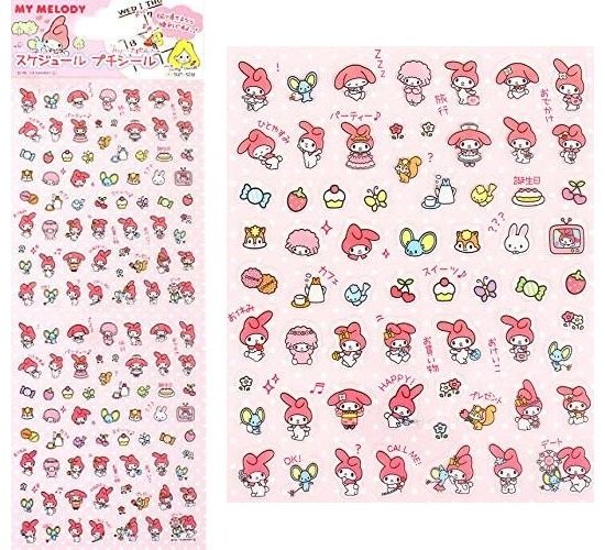 Sanrio My Melody Petite Schedule Sticker - #070