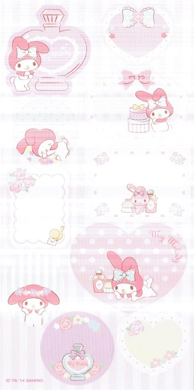 Sanrio My Melody Sticker Set