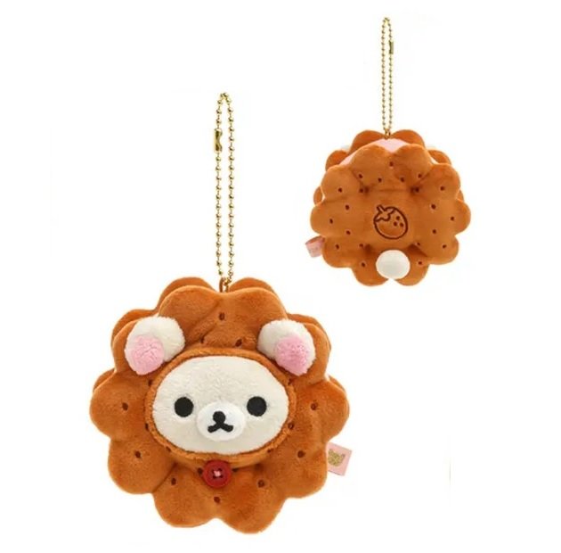 SanX Rilakkuma Retro Sweets Series Hanging Plush Korilakkuma