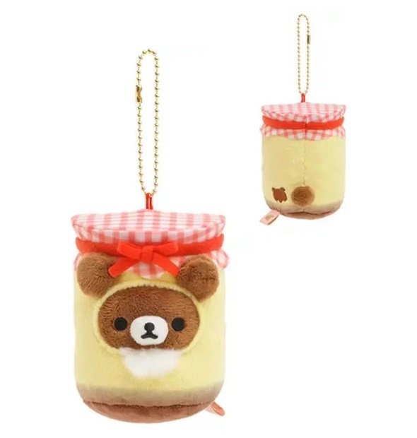 SanX Rilakkuma Retro Sweets Series Hanging Plush Chairoikoguma