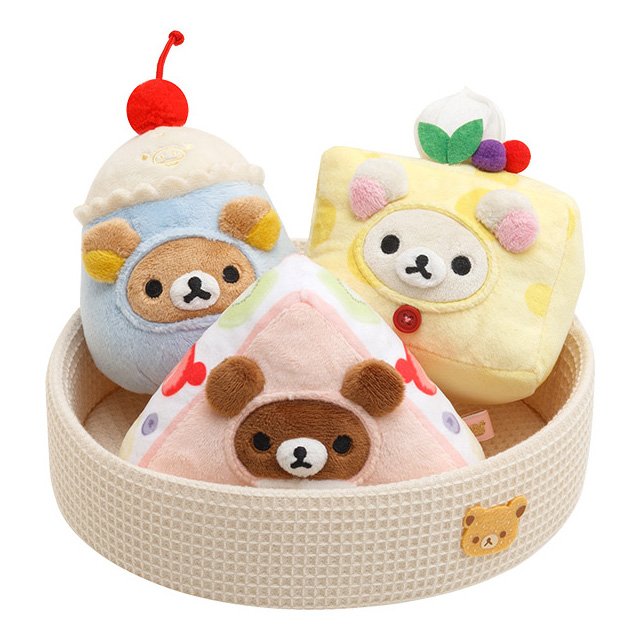 SanX Rilakkuma Retro Sweets Series Plush Set