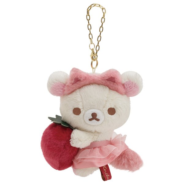 SanX Korilakkuma & Strawberry Cat Series Hanging Plush Korilakkuma