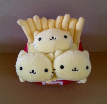 Nyanko Burger Fries Plush San-x discount