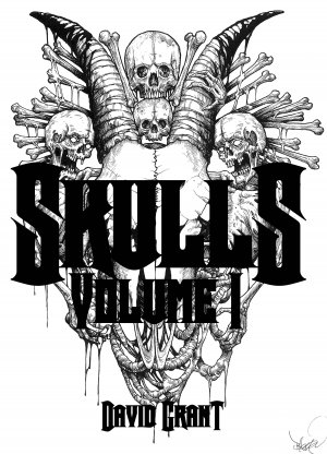 SKULLS Volume 1 tattoo flash book Horiyoshi skull
