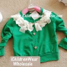 100% NEW Girls Sweater Green - Wholesale Children's Wear