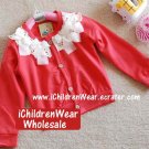 100% NEW Girls Sweater Orangr Red - Wholesale Children's Wear