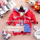 100% NEW Unisex Red Zip Hoodies - Wholesale Children's Wear
