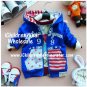 100% NEW Unisex Blue Zip Hoodies - Wholesale Children's Wear