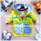 100% NEW Unisex Yellow Zip Hoodies - Wholesale Children's Wear