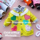 100% NEW Girls Yellow Sweater - Wholesale Children's Wear