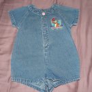 INFANT BOY'S DISNEY TIGGER JEAN ROMPER SIZE 3-6M
